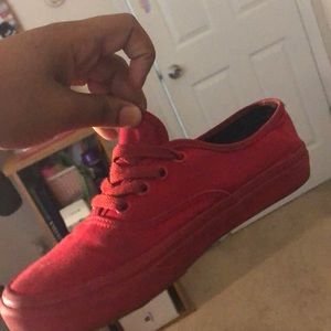 All red vans for sale